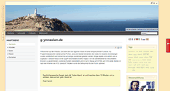Desktop Screenshot of g-ymnasium.de